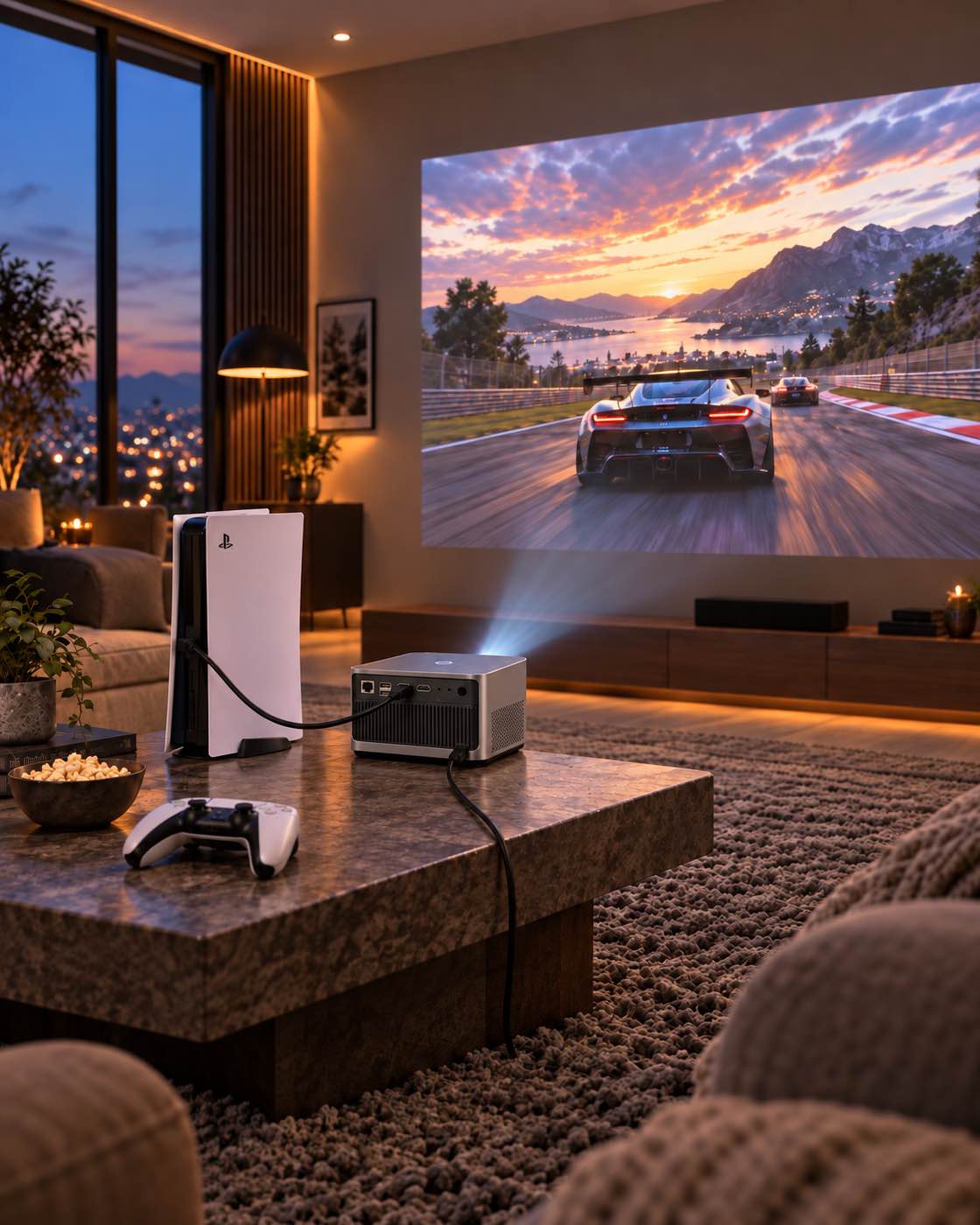 Projektorland Grand Cinema – Full HD 1080p, 580 ANSI-lumen, HDMI och USB