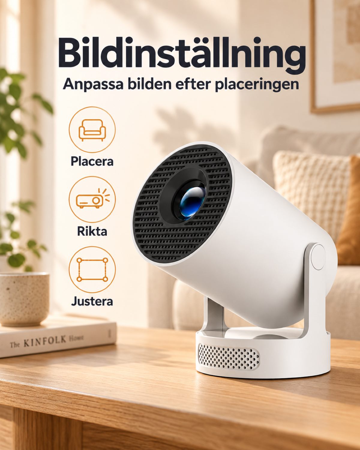 Projektorland Luma One – 330 ANSI-lumen, 4K-kompatibel, Wi-Fi 6 och Bluetooth 5.0