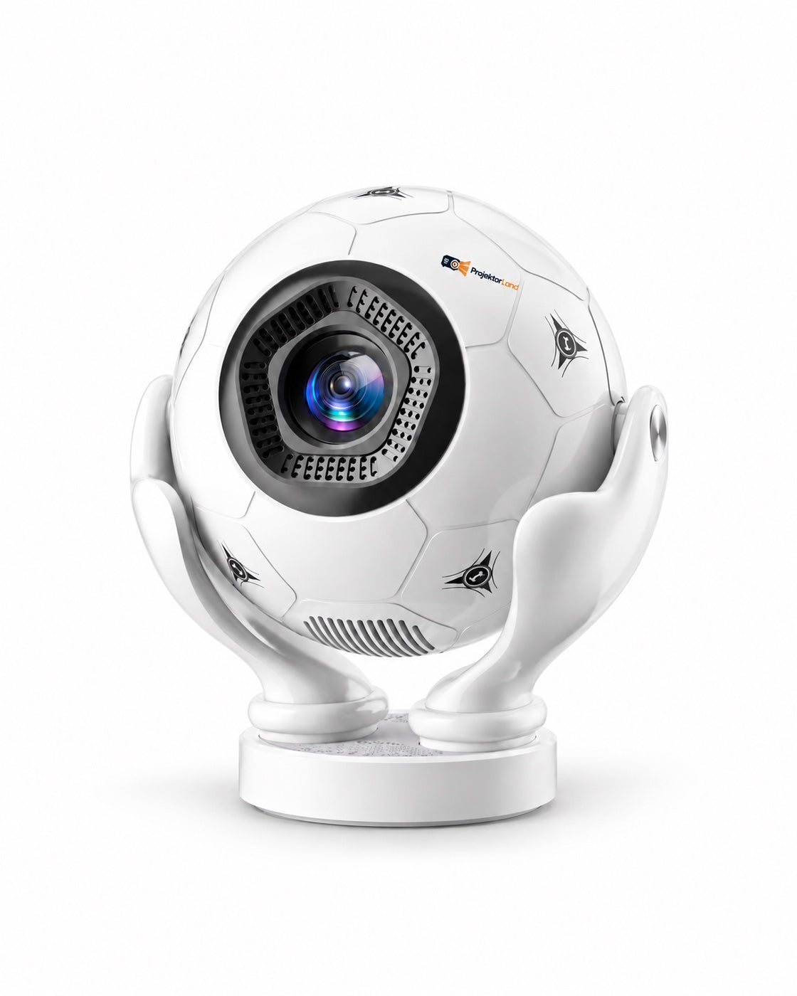 Miniprojektor Projektorland Orbit Pro – 500 ANSI-lumen, Full HD 1080p, elektronisk fokus, Android 14 och Wi-Fi 6